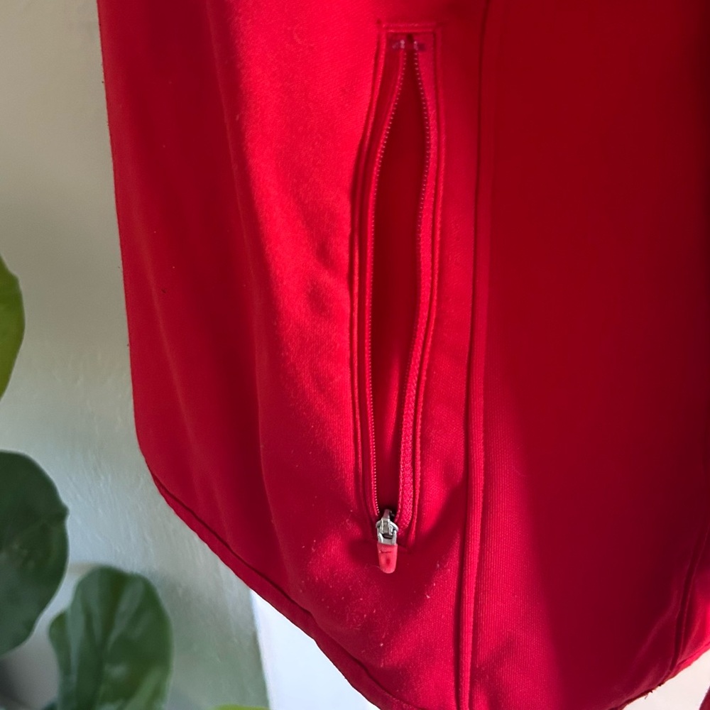 Nike Red Half-Zip Athletic Pullover - image 4